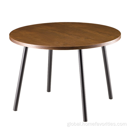 Garden Coffee Table round wood modern coffee table for living room Supplier